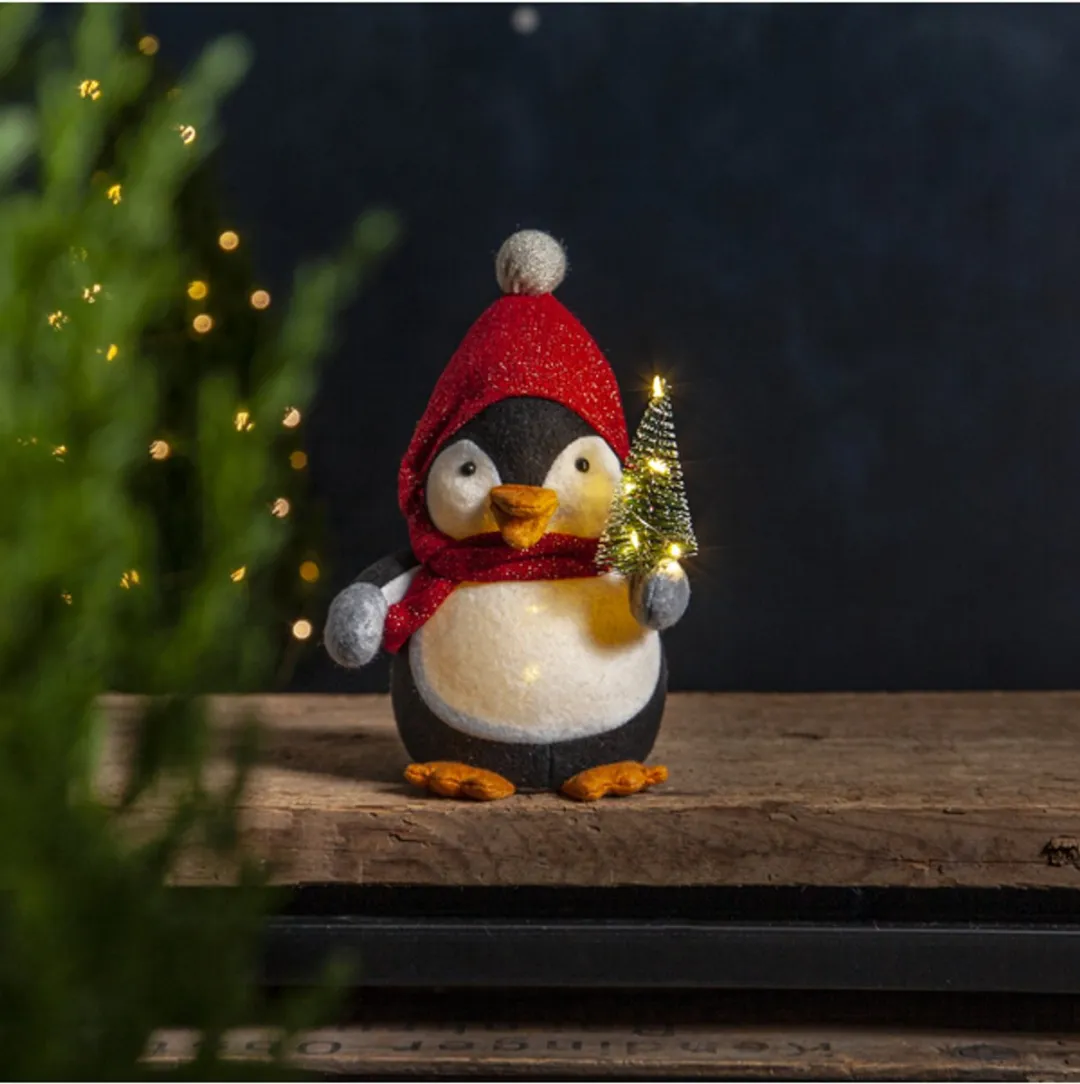 Star Trading Yuletide Houten Kersttrein - 54cm - 4x Warm Wit LED - afbeelding 6 van 6
