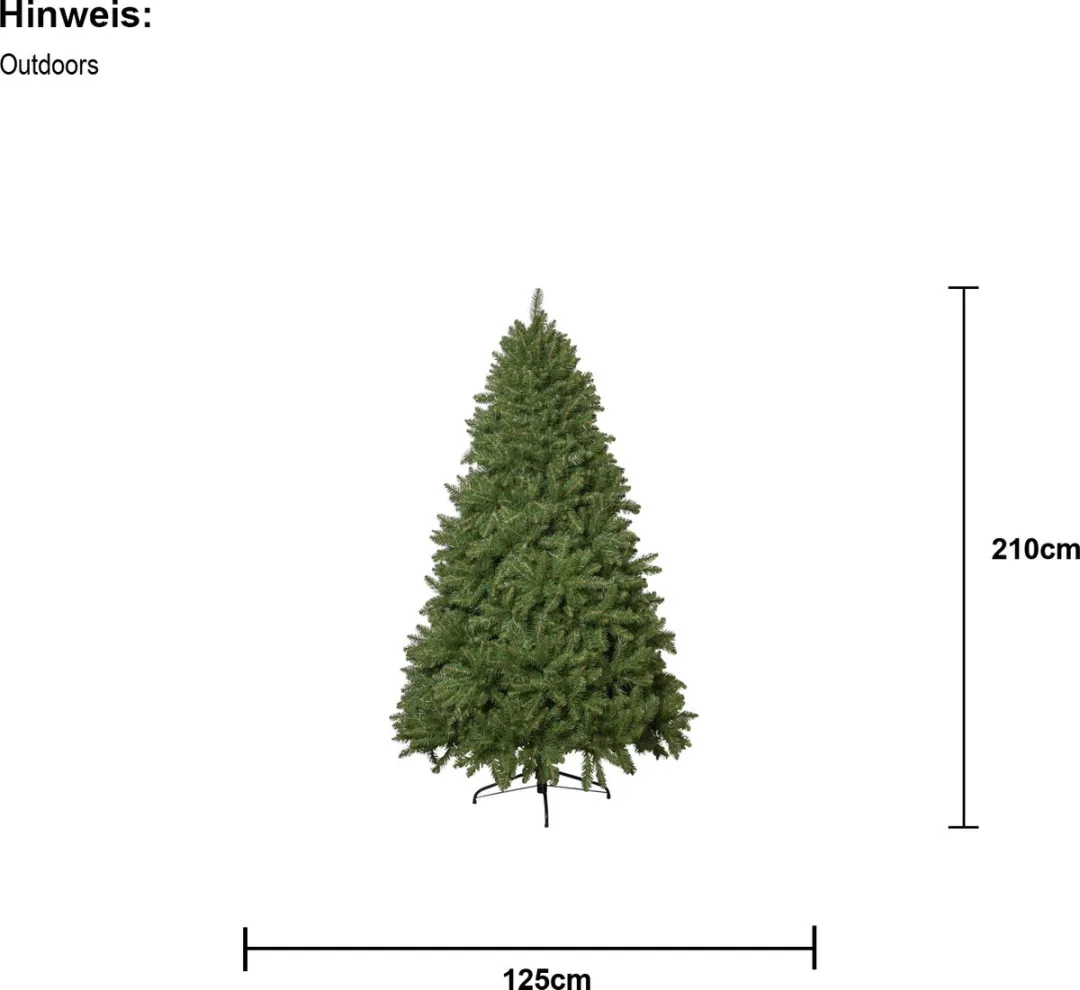 Star Trading Narvik Kunstkerstboom Buiten 210cm - Ø125cm