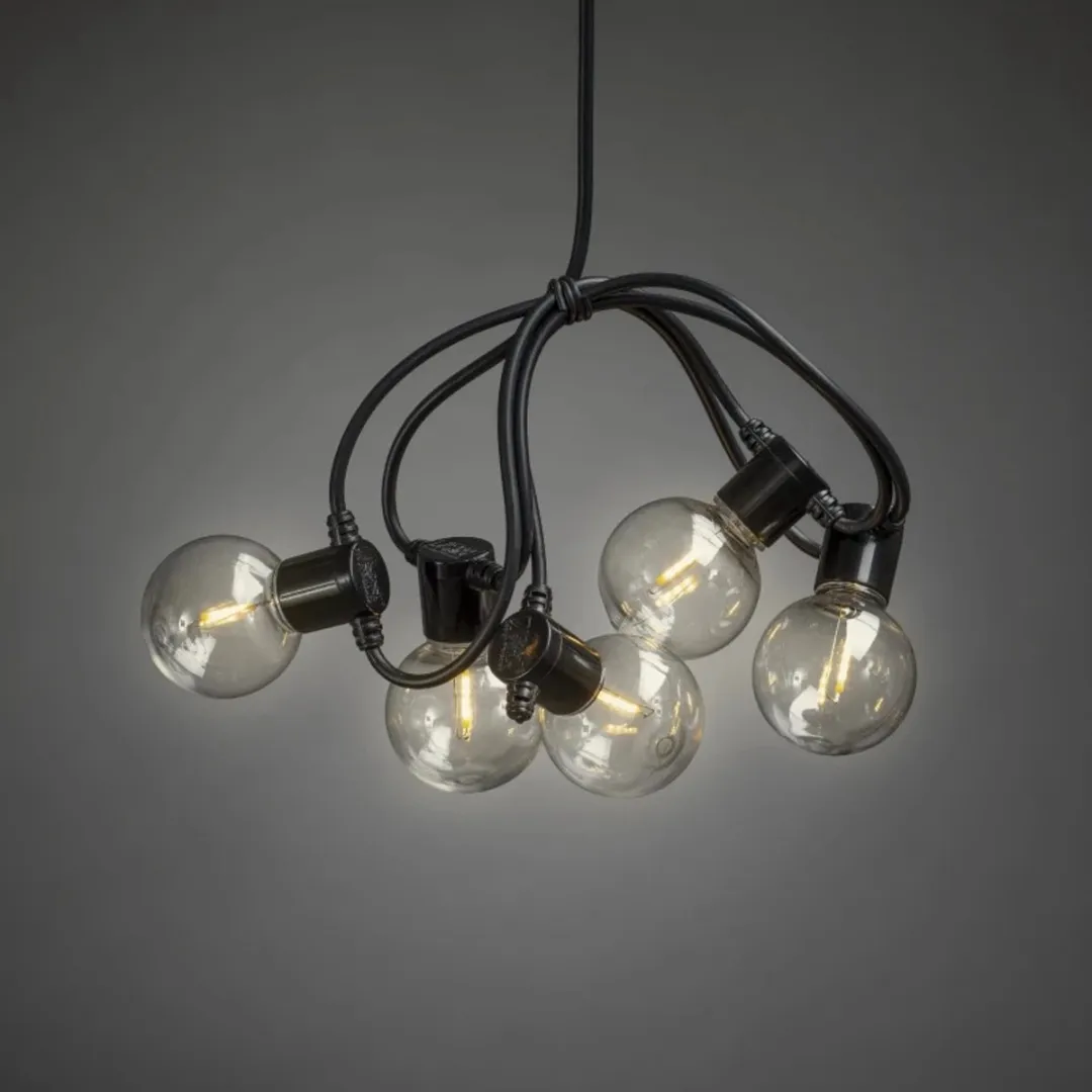 Konstsmide LED Lichtsnoer 14,75m - 20 Lampjes Amber