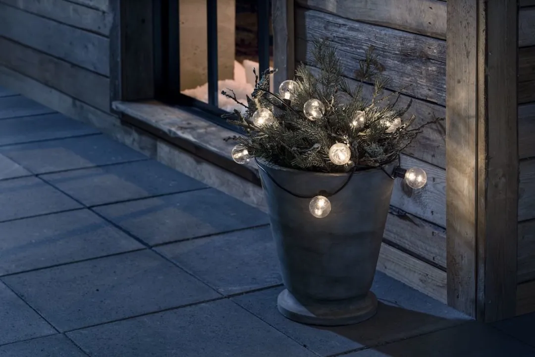Konstsmide LED Lichtsnoer 14,75m - 20 Lampjes Amber - afbeelding 6 van 6