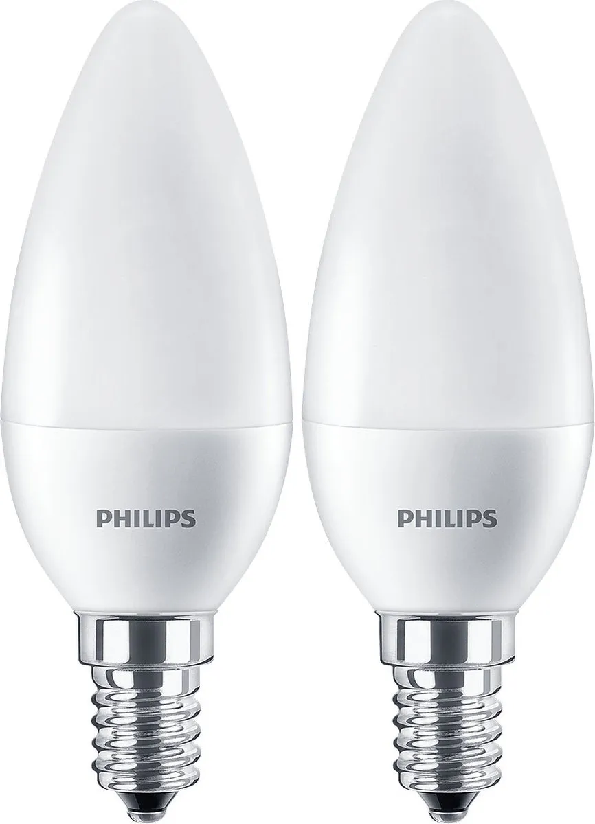 Philips CorePro LED E14 7W Warm Wit Mat - 2 Stuks - afbeelding 6 van 6