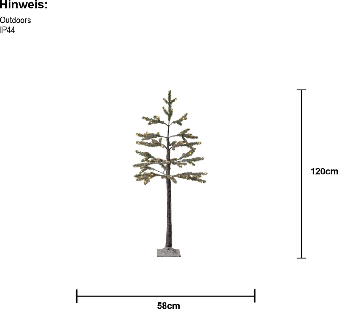 Star Trading Spar LED Boom 120cm Warm Wit