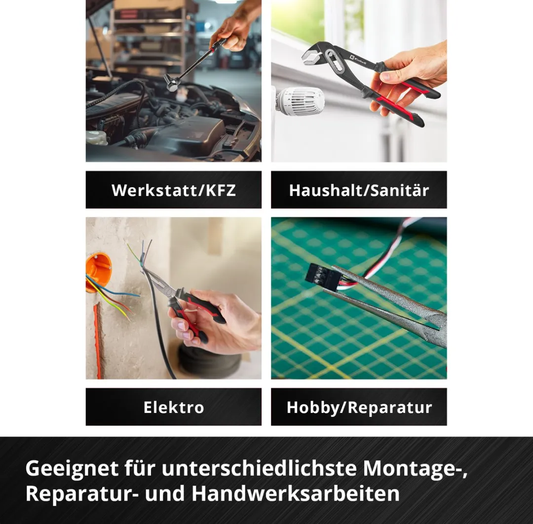 Einhell Zangen-Set 9-delig - Inlegset voor koffer