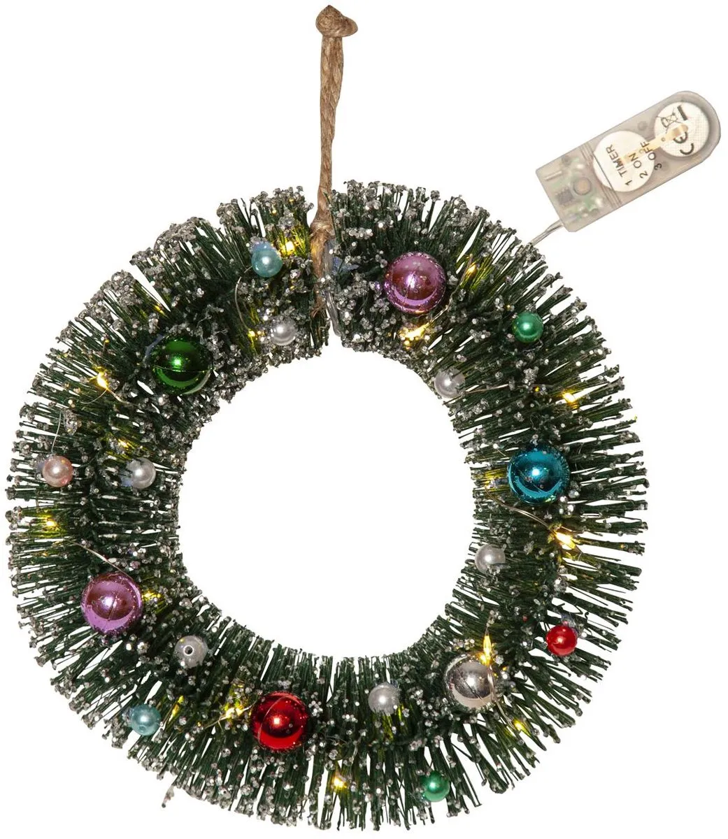 Star Trading Kerstkrans Decorini LED 20cm