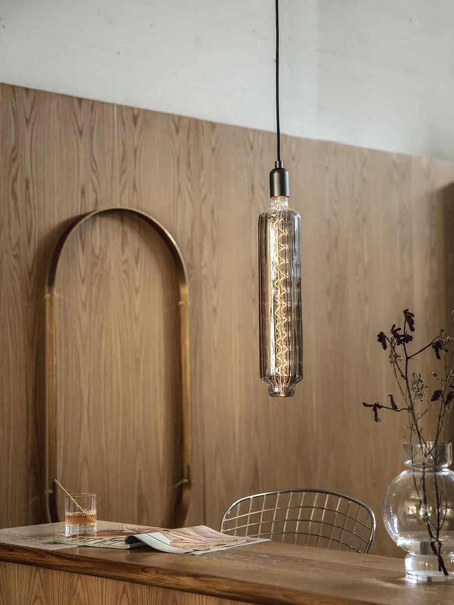 Calex Lidingo Ø95 E27 Warm Wit Licht 190 Lumen - Rookglas - afbeelding 3 van 6