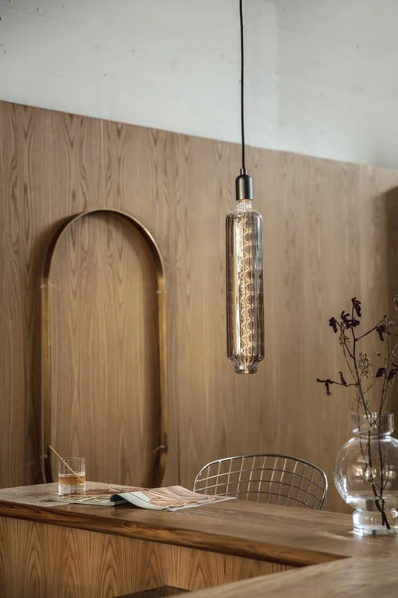 Calex Lidingo Ø95 E27 Warm Wit Licht 190 Lumen - Rookglas - afbeelding 4 van 6