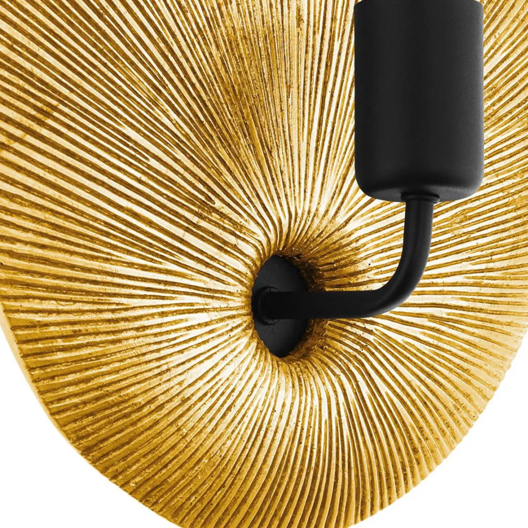 Eglo Gascueria Wandlamp Ø30cm - E27 - Goud/Zwart