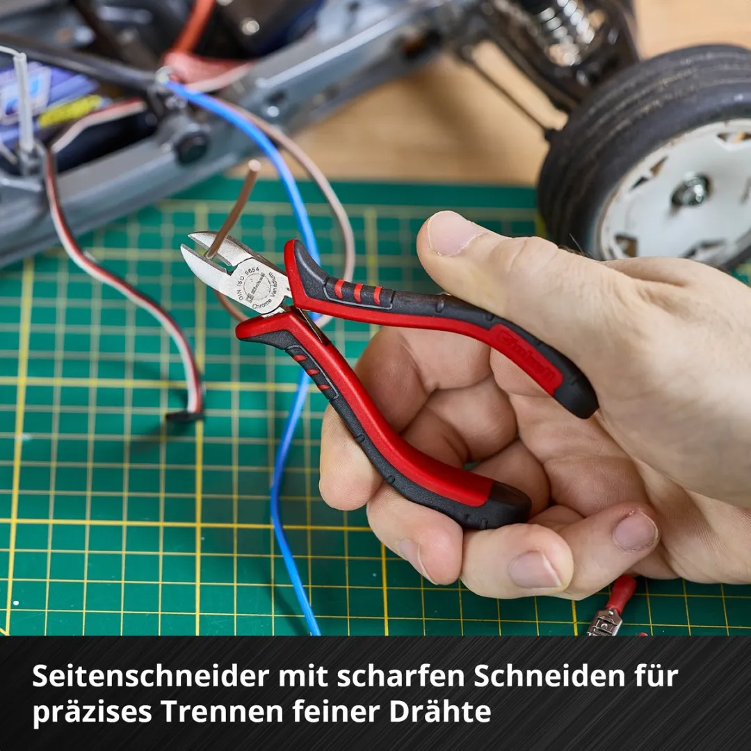 Einhell Zangen-Set 8-delig - Elektronikzangen - Kofferinlegstuk - afbeelding 6 van 6