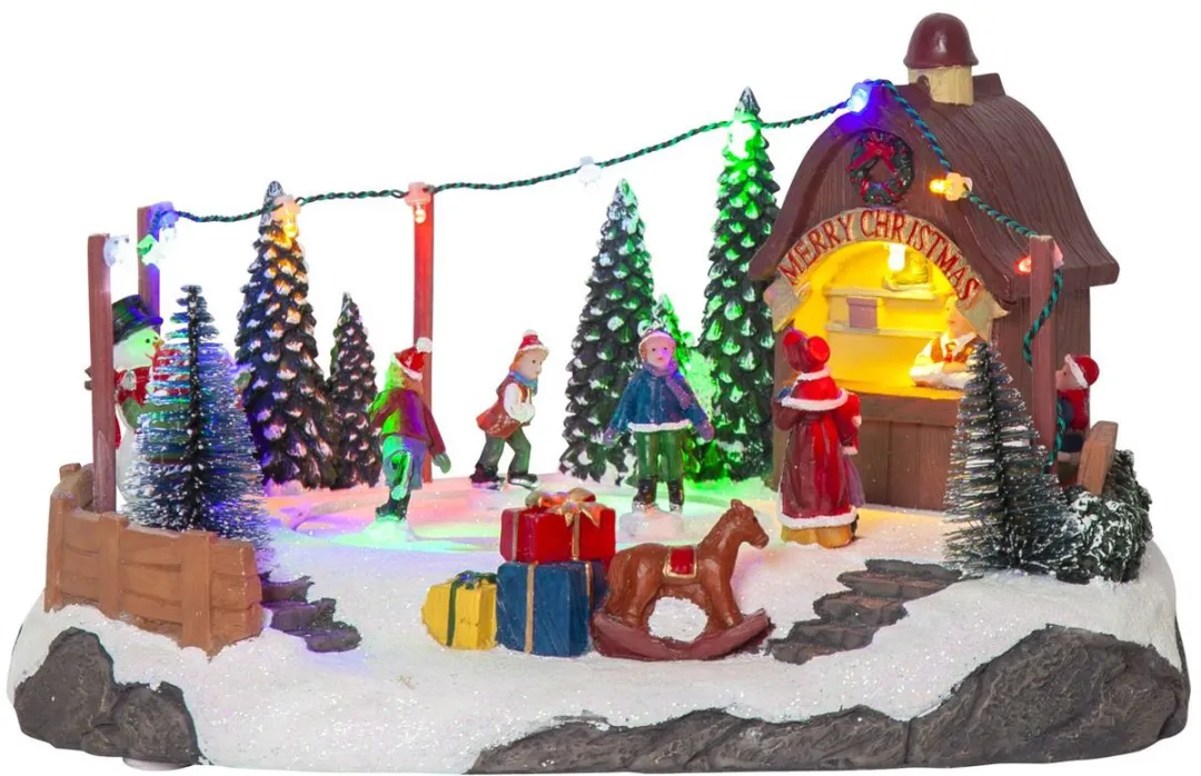 Star Trading LED Kerstscène Iceville Muziekdoos