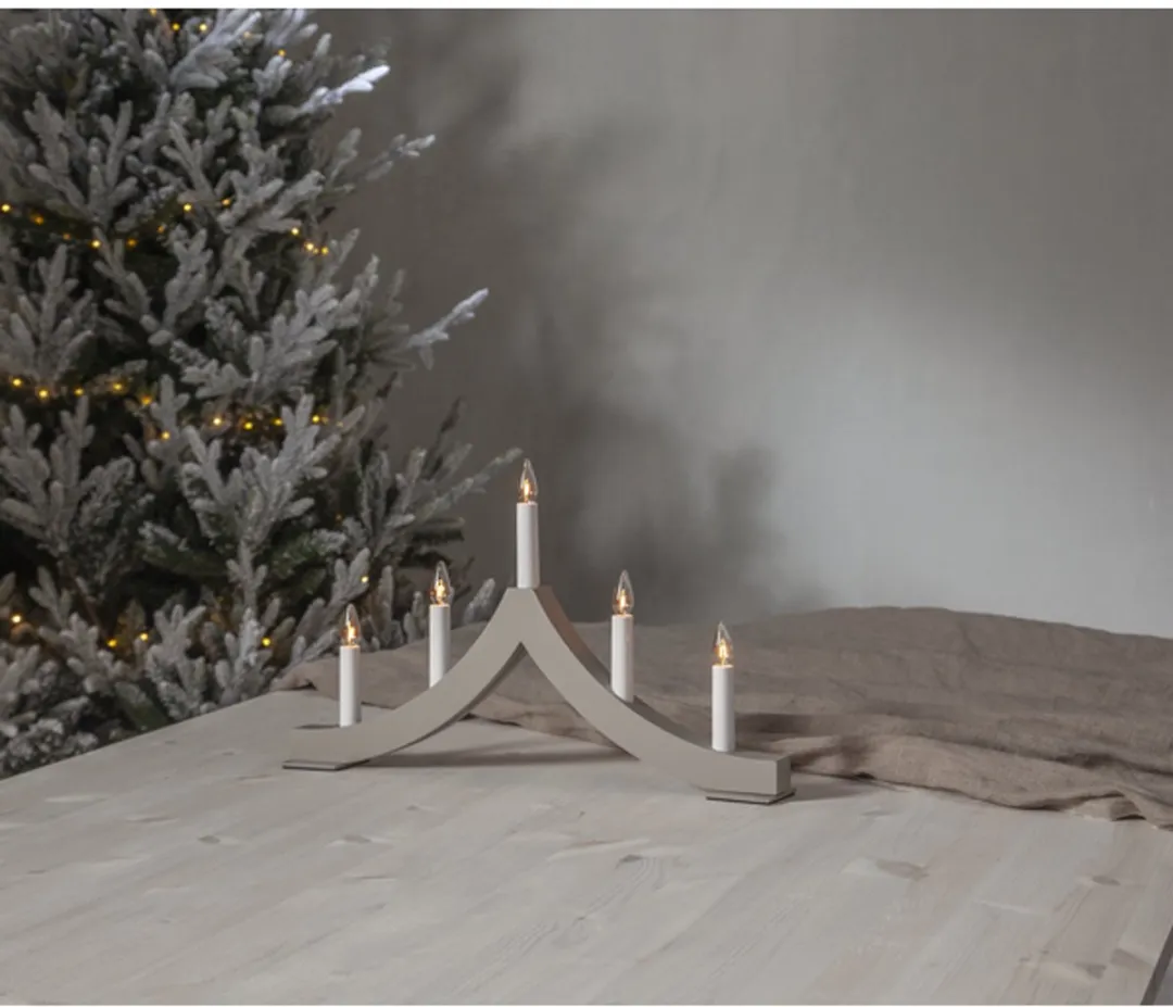 Star Trading Honingraat Lampenkap Beige - E14 38cm