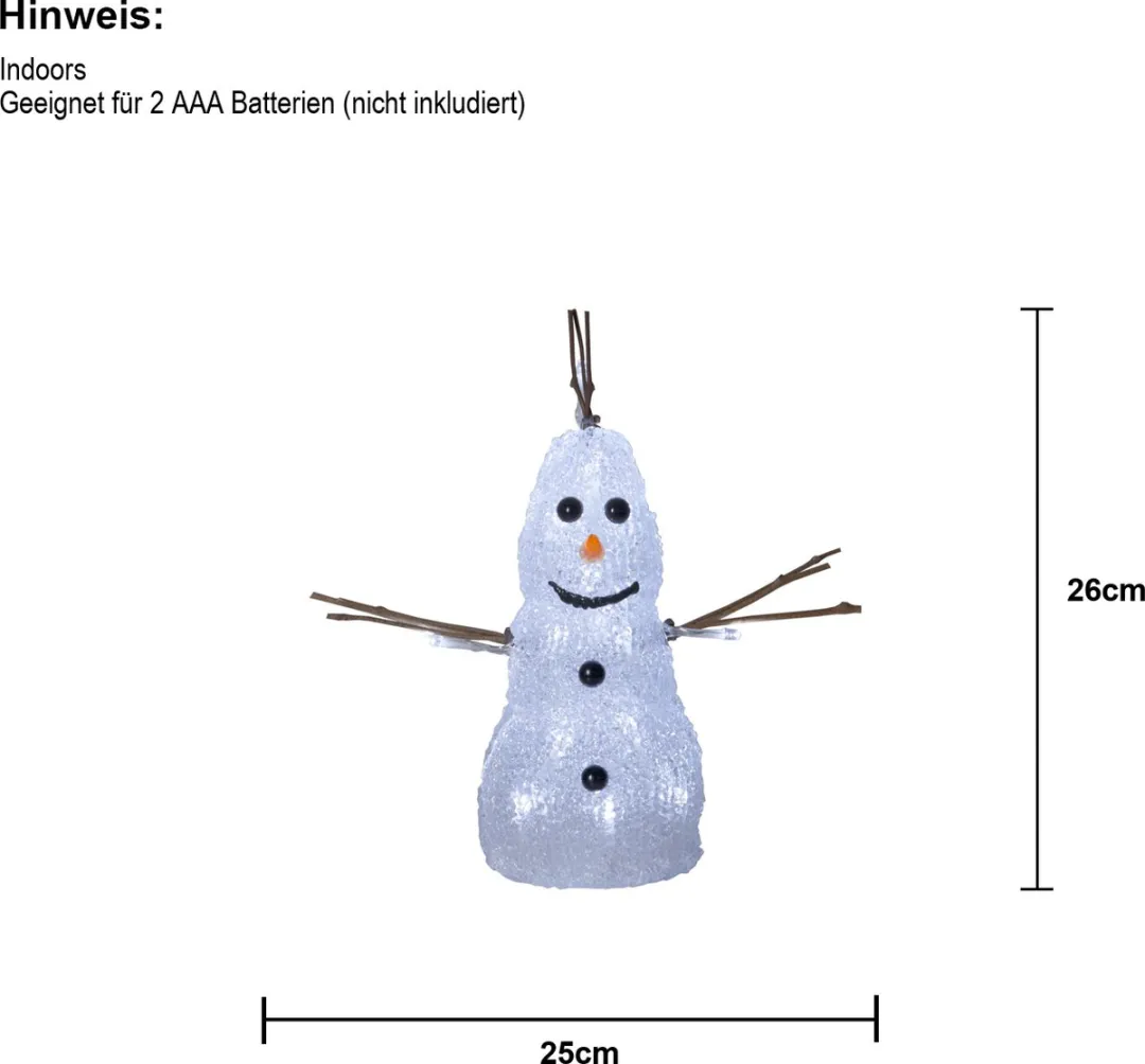 Star Trading Lichtdecoratie Figuur 587-05 - 20 LED - Koel wit