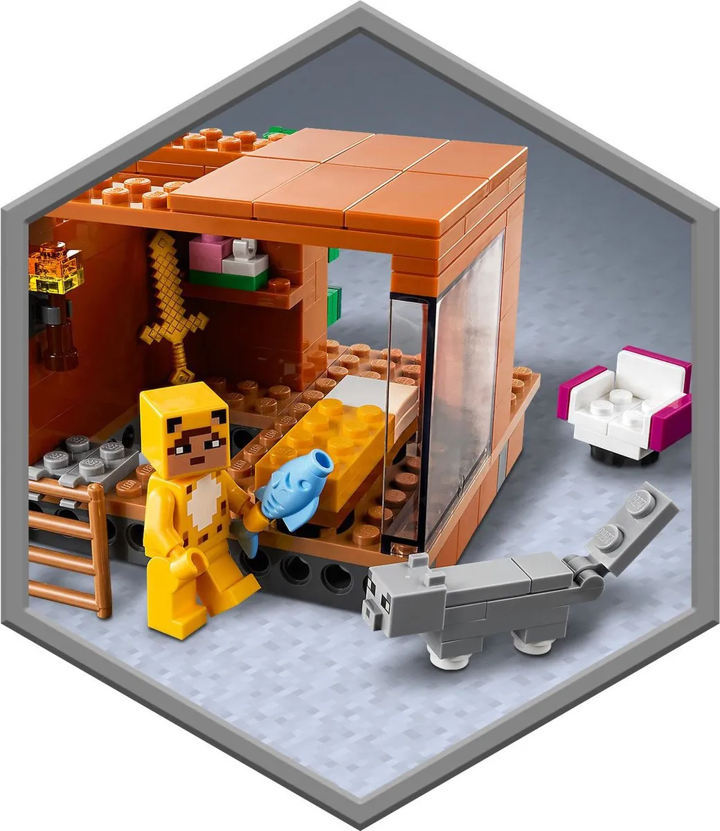 LEGO Minecraft De Moderne Boomhut 21174 - 909 Stukken - afbeelding 6 van 6
