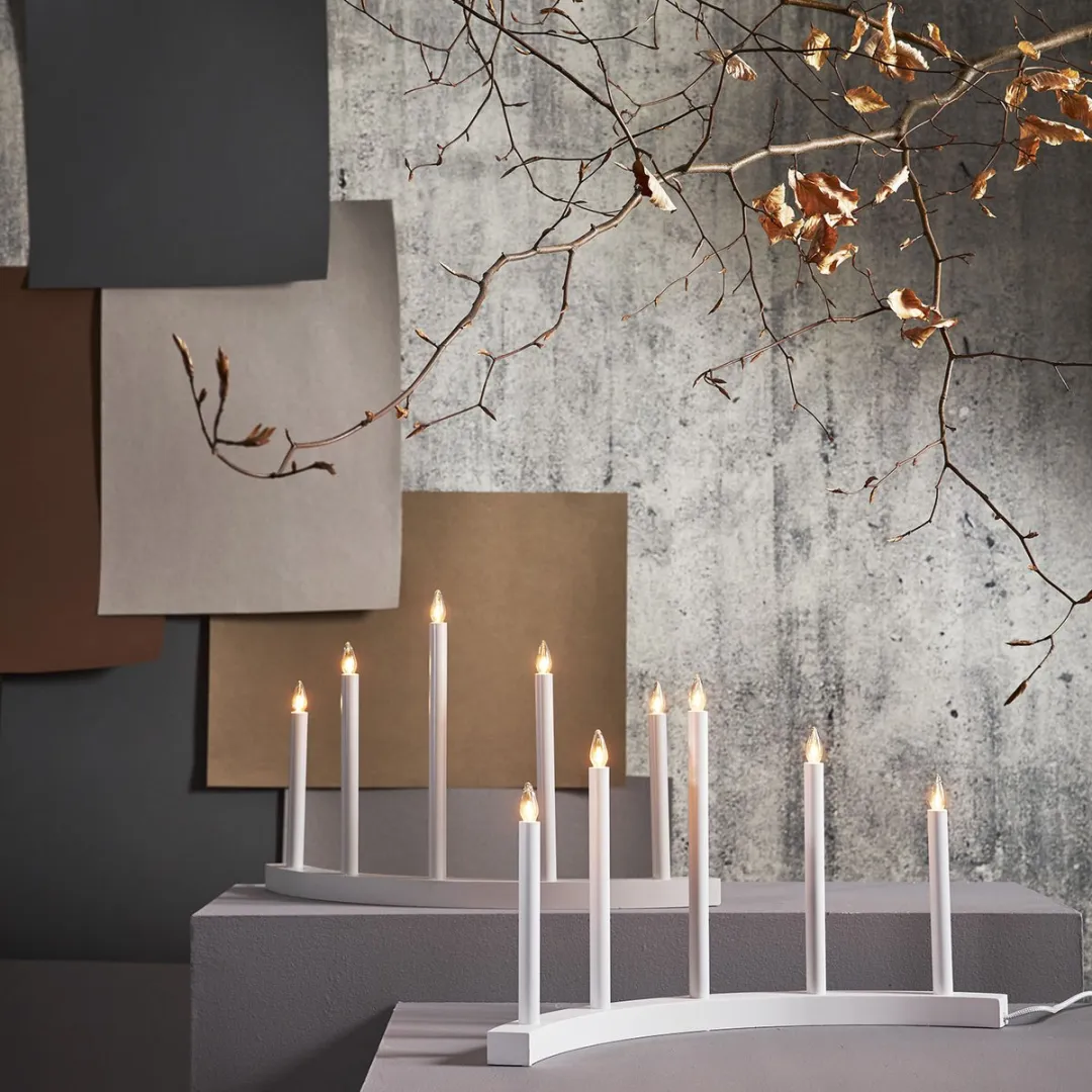 Star Trading Accent Houten Boog 5-lamps E10 Warm Wit - 3W - afbeelding 6 van 6