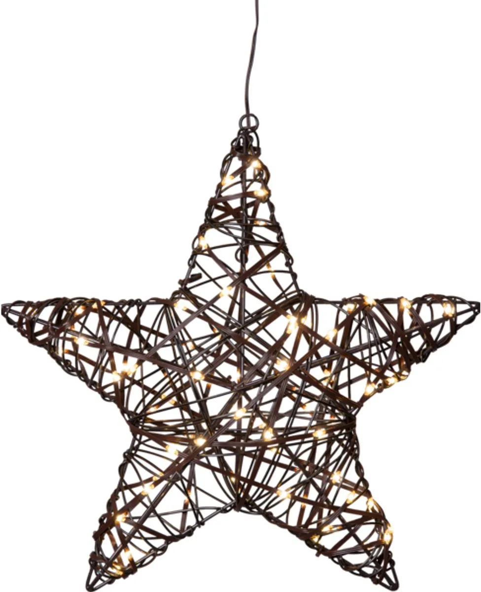 Star Trading Lilja Kandelaar 5-Lichts - 15W - 30cm - Wit/Goud
