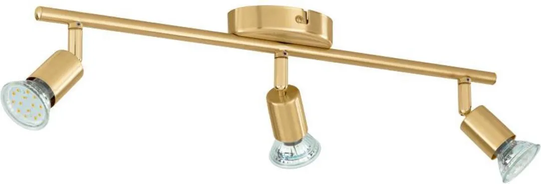 Eglo Buzz-Led Opbouwspot GU10 - 3 Stuks - Ø48.5cm - Goud