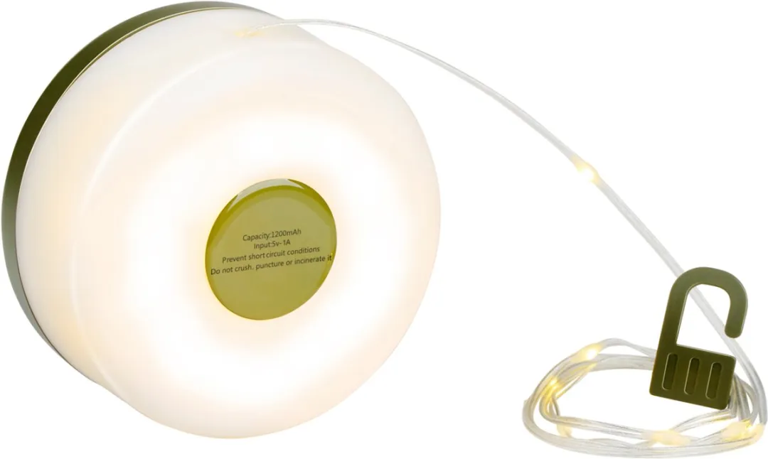 Grundig Outdoor Camping Lantern Strip - 1 Lichtpunt Wit/ Groen