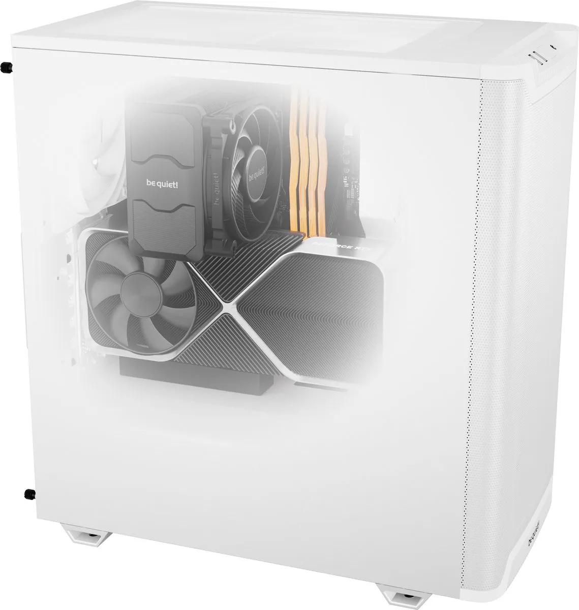 be quiet! Pure Base 501 Airflow Midi Tower - Wit