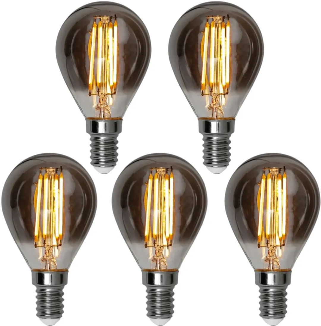 Star Trading Rookglas E14 2.9W Warm Wit 5 Stuks