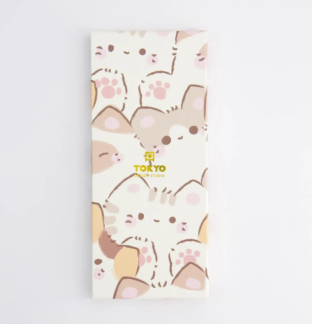 Tokyo Design Studio Kawaii Eetstokjes Set Katten - 5 Paar