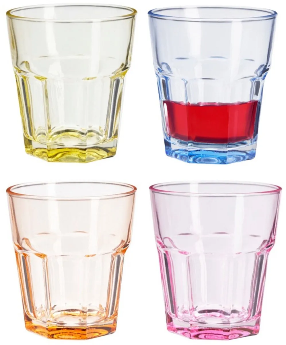 Excellent Houseware Coloris Drinkglazen 300ml