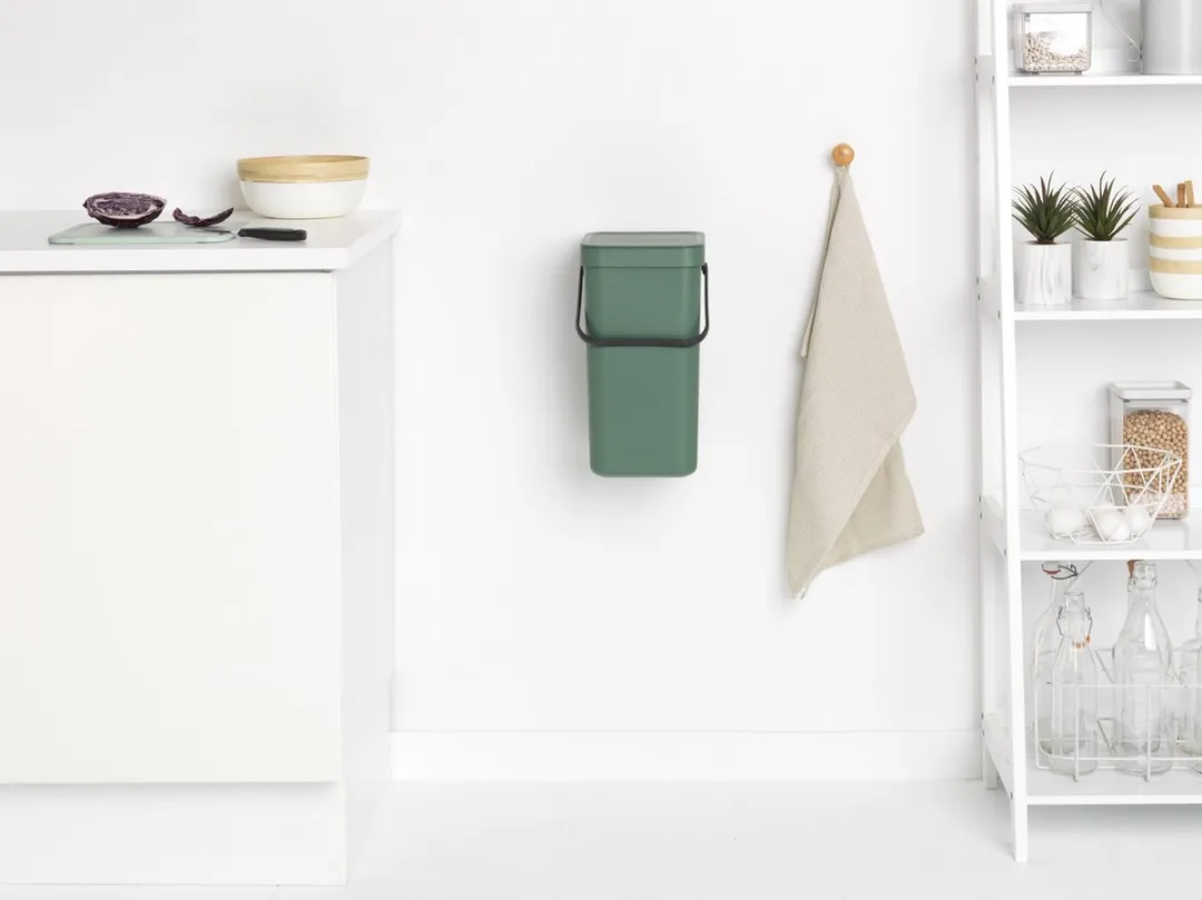 Brabantia Sort & Go Prullenbak 12L - Fir Green - afbeelding 4 van 6