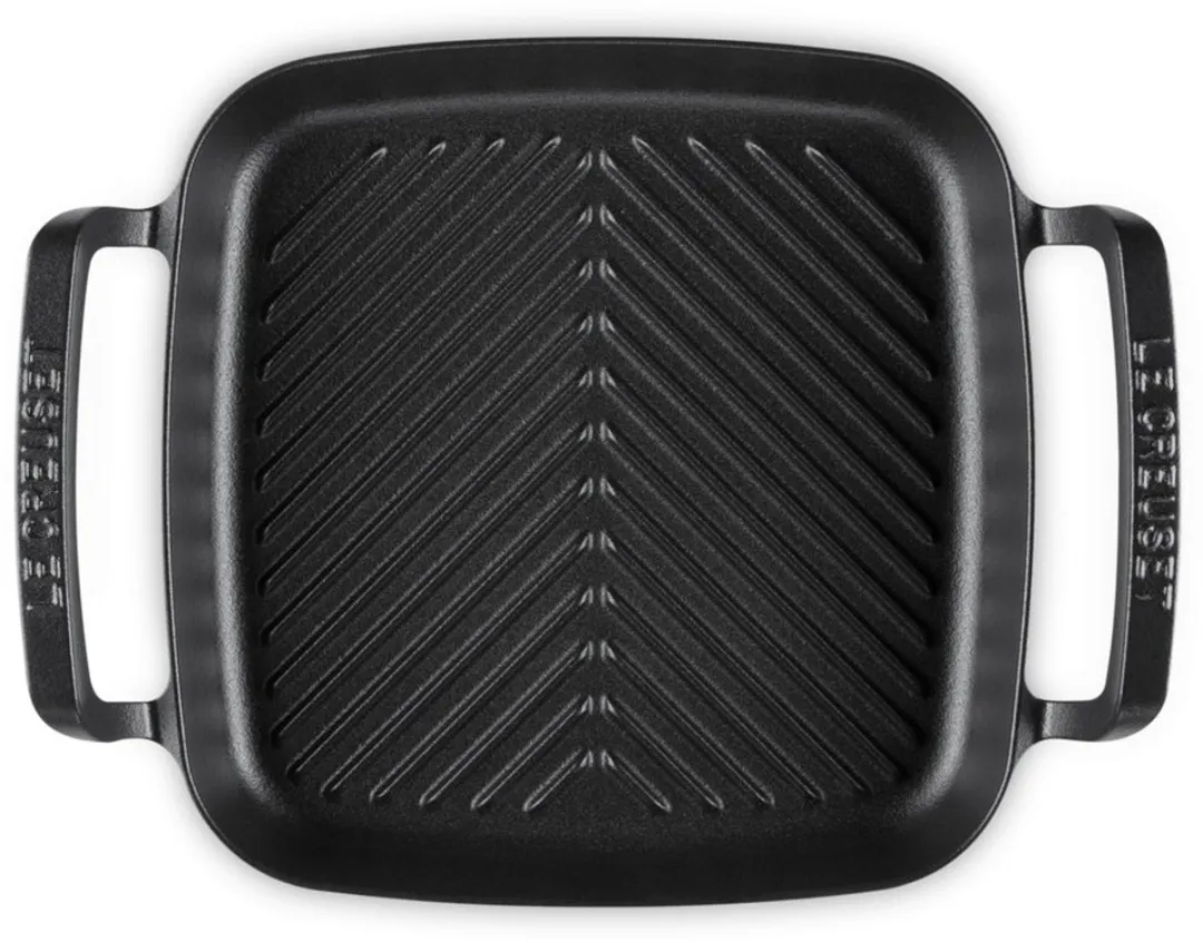 Le Creuset BBQ Outdoor Grillplaat 26x26cm - Zwart
