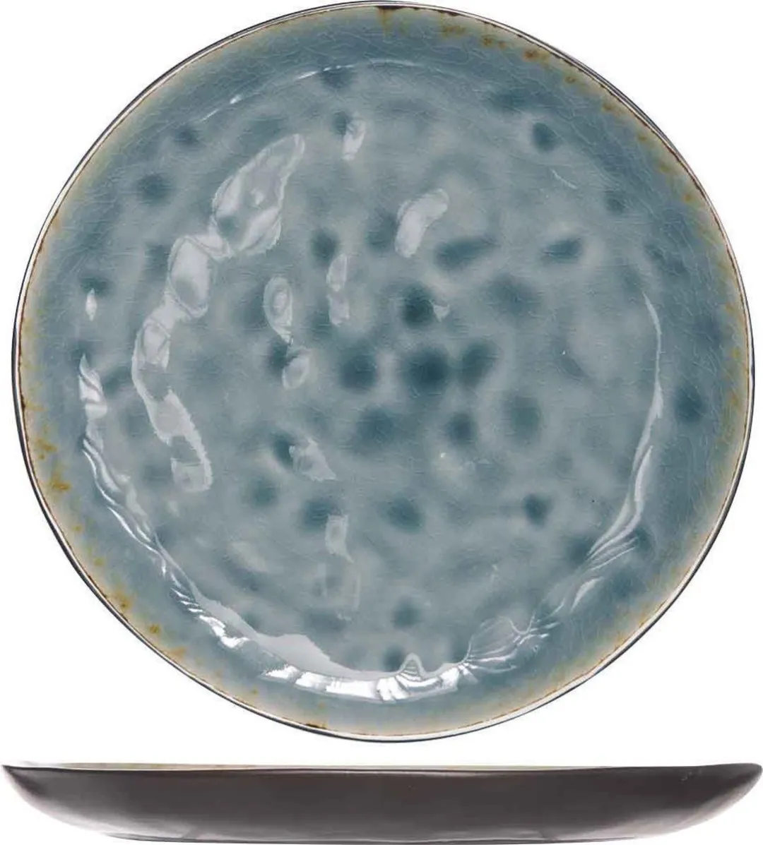 Cosy&Trendy Laguna Dinerbord Ø26,5cm - Grijs - 3 Stuks