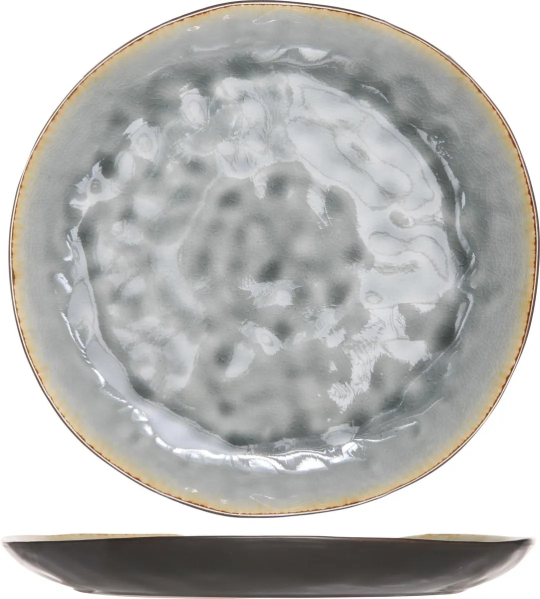 Cosy&Trendy Laguna Dinerbord Ø26,5cm - Grijs - 3 Stuks