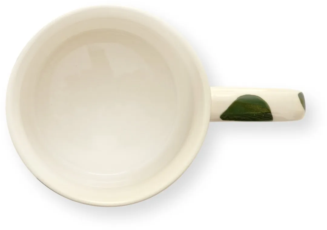 vtwonen Mokken Groen Stippen 356ml - Set van 2