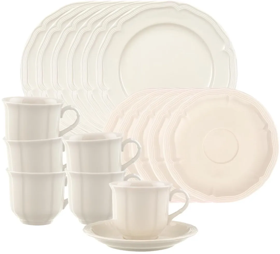 Villeroy & Boch Manoir Kaffeeservice 18-delig
