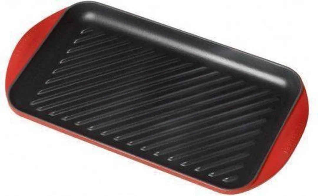 Le Creuset Grillpan Extra Breed Kersenrood - afbeelding 2 van 2
