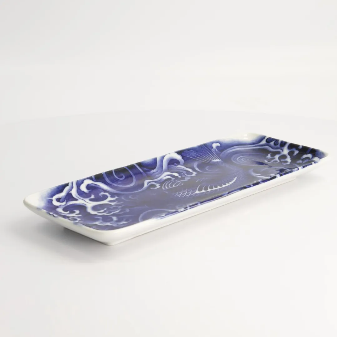 Tokyo Design Studio Japonism Carp Bord - Blauw