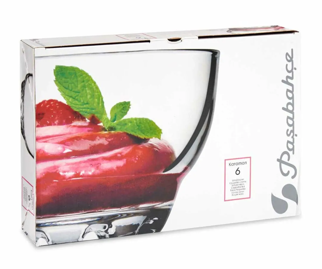 Pasabahce IJserveerschalen Set 18 Stuks - 275ml - Transparant