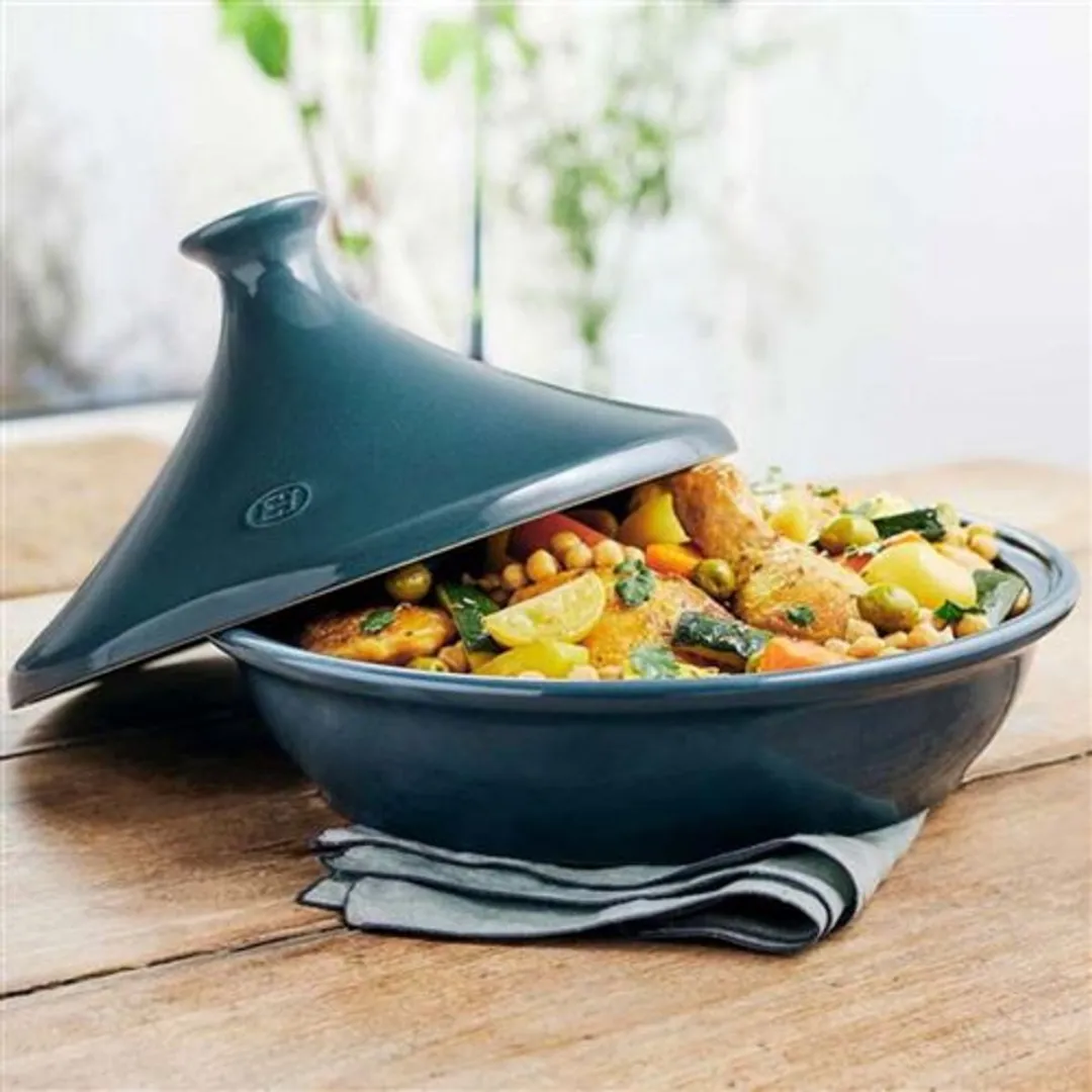 Emile Henry Flame Tajine 2,5L - Poppy Blue