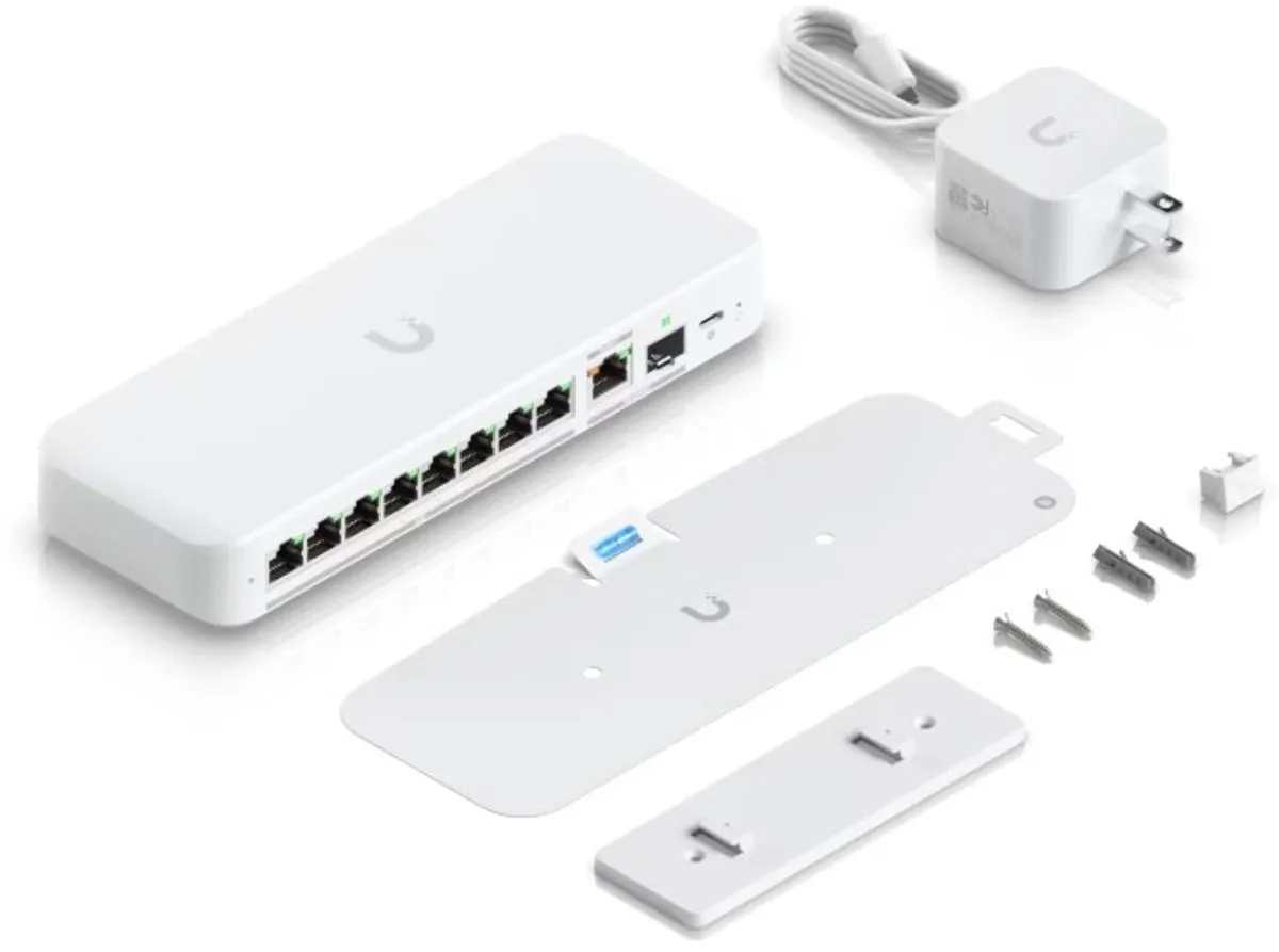 Ubiquiti UniFi USW-FLEX-2.5G-8 Switch 8x 2.5G Ethernet - Wit