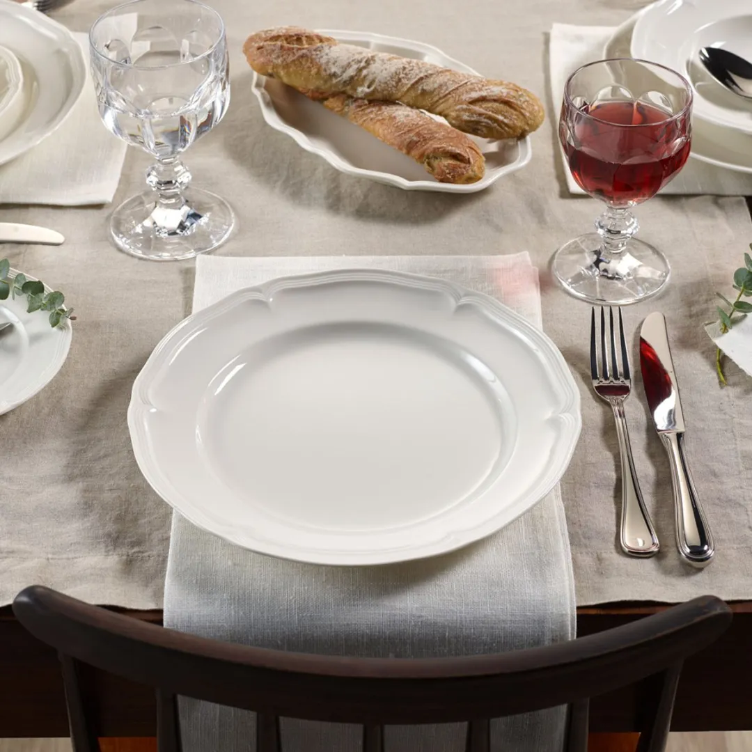 Villeroy & Boch Manoir Tafelservice - 12-delig - Wit