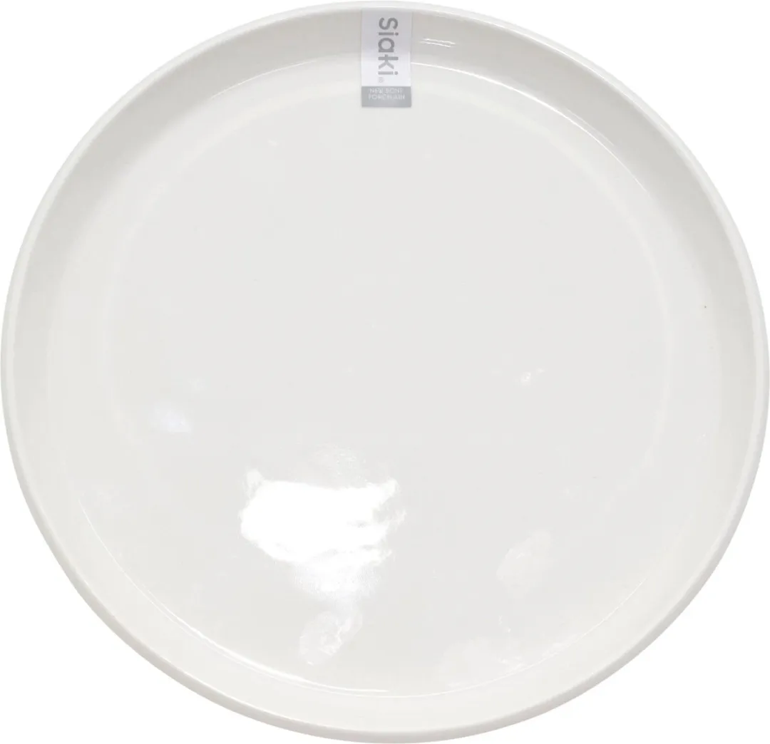 Cookinglife Siaki Dinerborden - 6 Stuks - Ø26,5cm - Wit/Grijs/Blauw