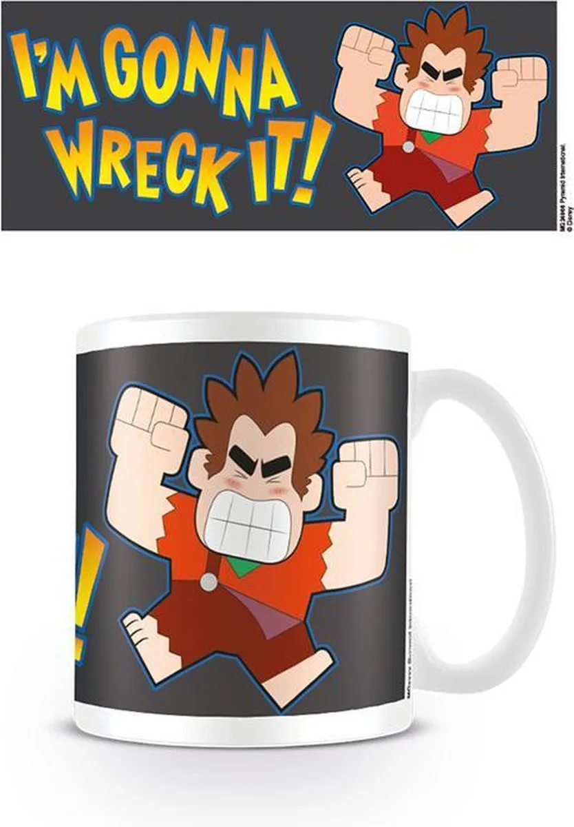Disney Wreck-It Ralph 2 Mok - 315ml - Grijs/Rood