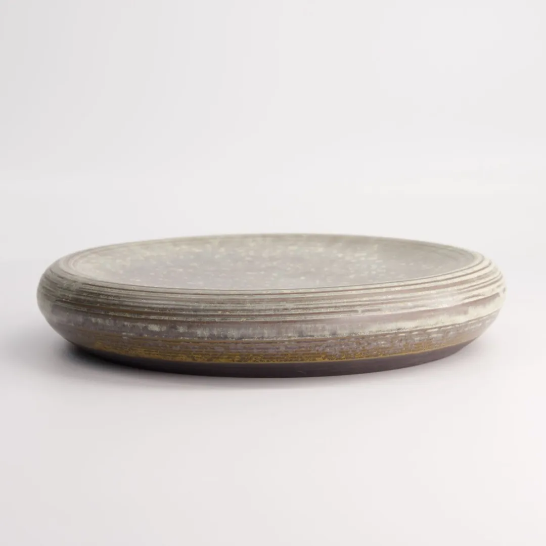 Tokyo Design Studio Gold Sand Schaal - Grijs/Goud 24x5cm