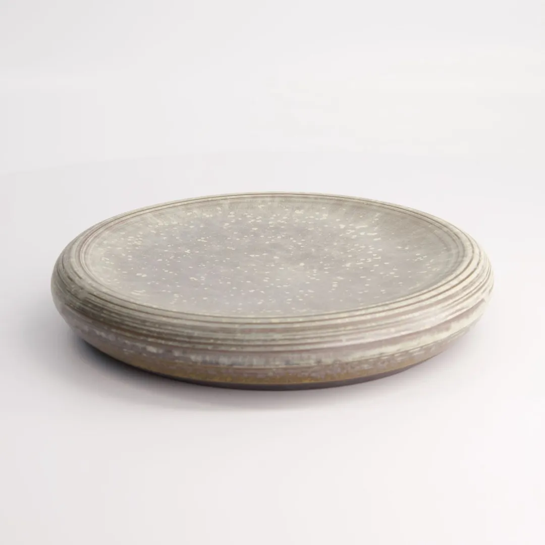 Tokyo Design Studio Gold Sand Schaal - Grijs/Goud 24x5cm