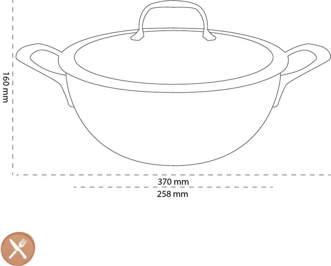Demeyere Atlantis 7 Conische Sudderpan 24cm - Zilver