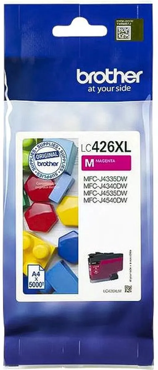 Brother LC-426XLM Inktcartridge - Rood - 5 Stuks