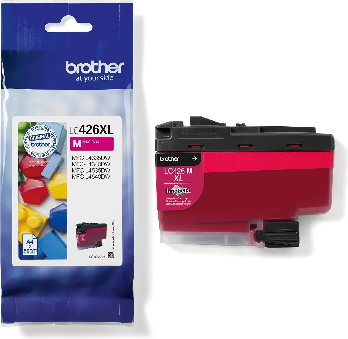 Brother LC-426XLM Inktcartridge - Rood - 5 Stuks