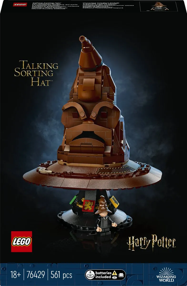 LEGO Harry Potter Pratende Sorteerhoed 76429 - 561 Stukken