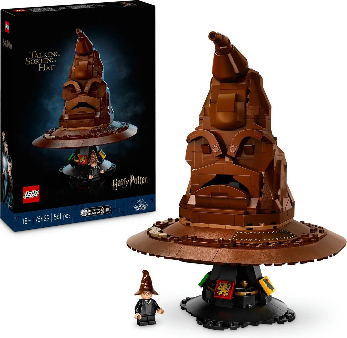 LEGO Harry Potter Pratende Sorteerhoed 76429 - 561 Stukken