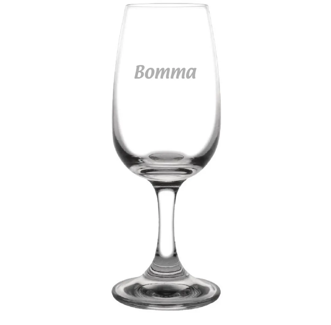Olympia Gegraveerd Portglas Bomma 12cl
