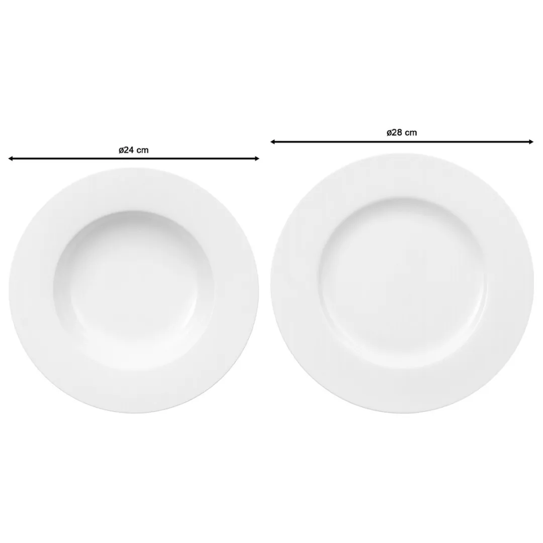 Villeroy & Boch Royal Tafelset - 12-delig - Wit/Gekleurd