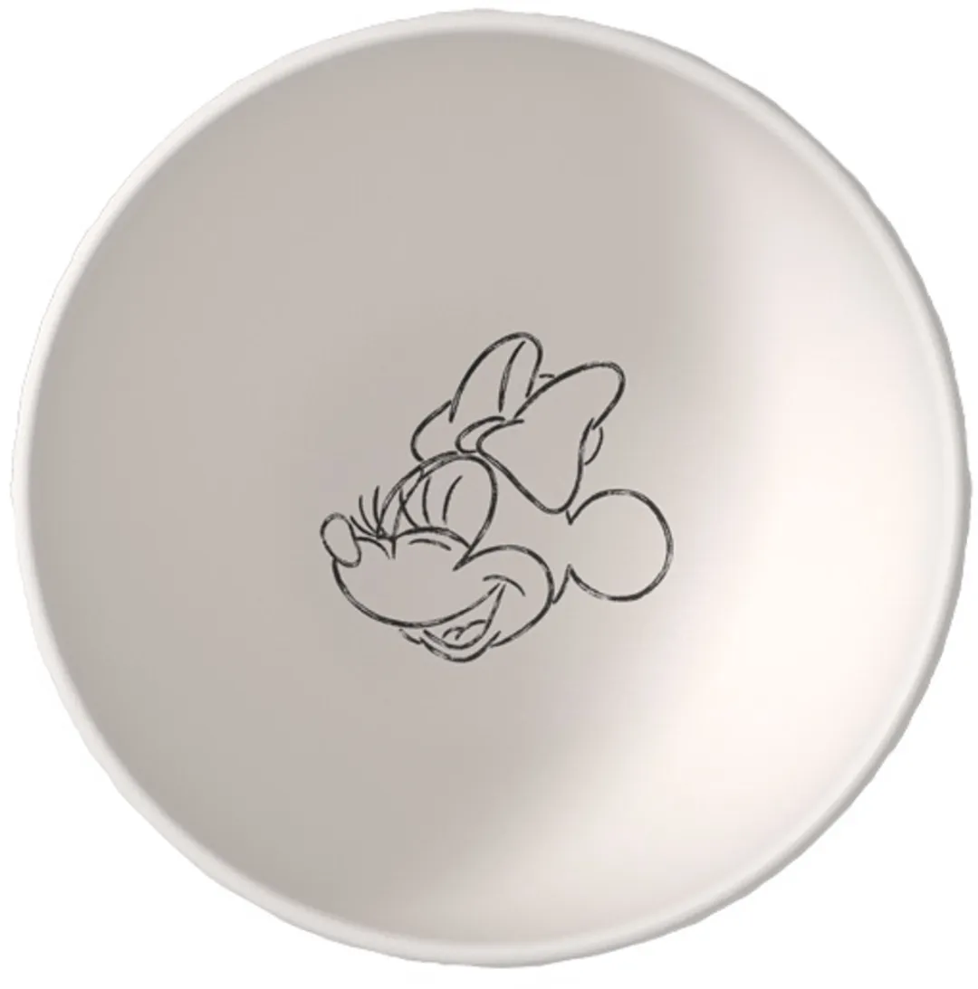 Villeroy & Boch Manufacture Rock blanc Müslischalen - Mickey Mouse Ø14cm - 4 Stuks