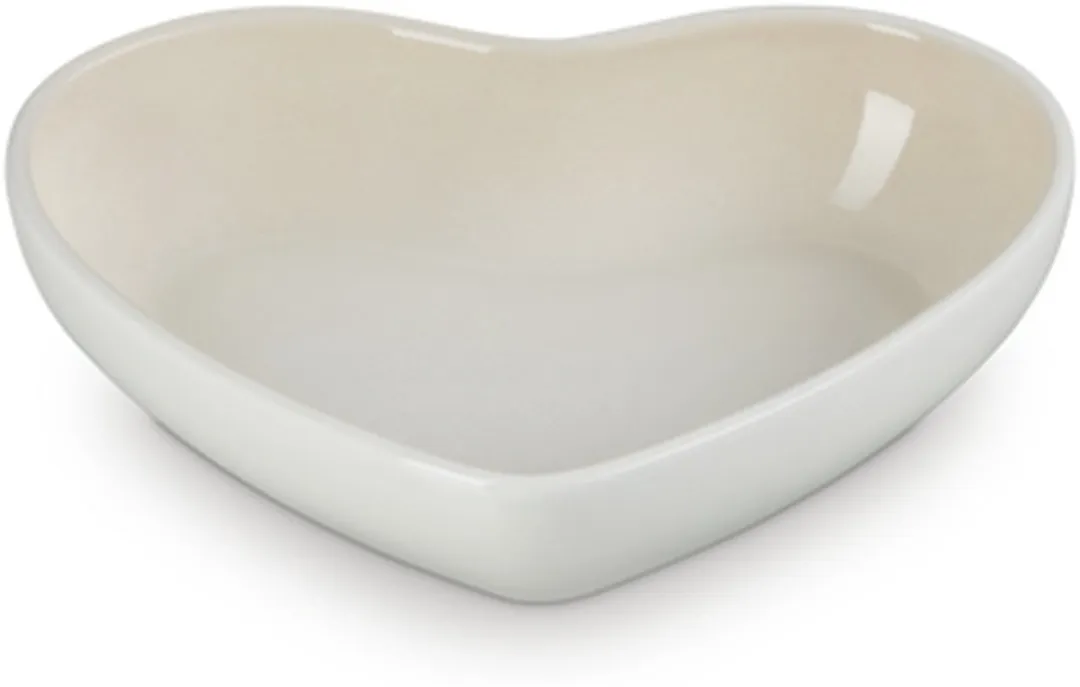 Le Creuset Schaal Hart Meringue 20cm