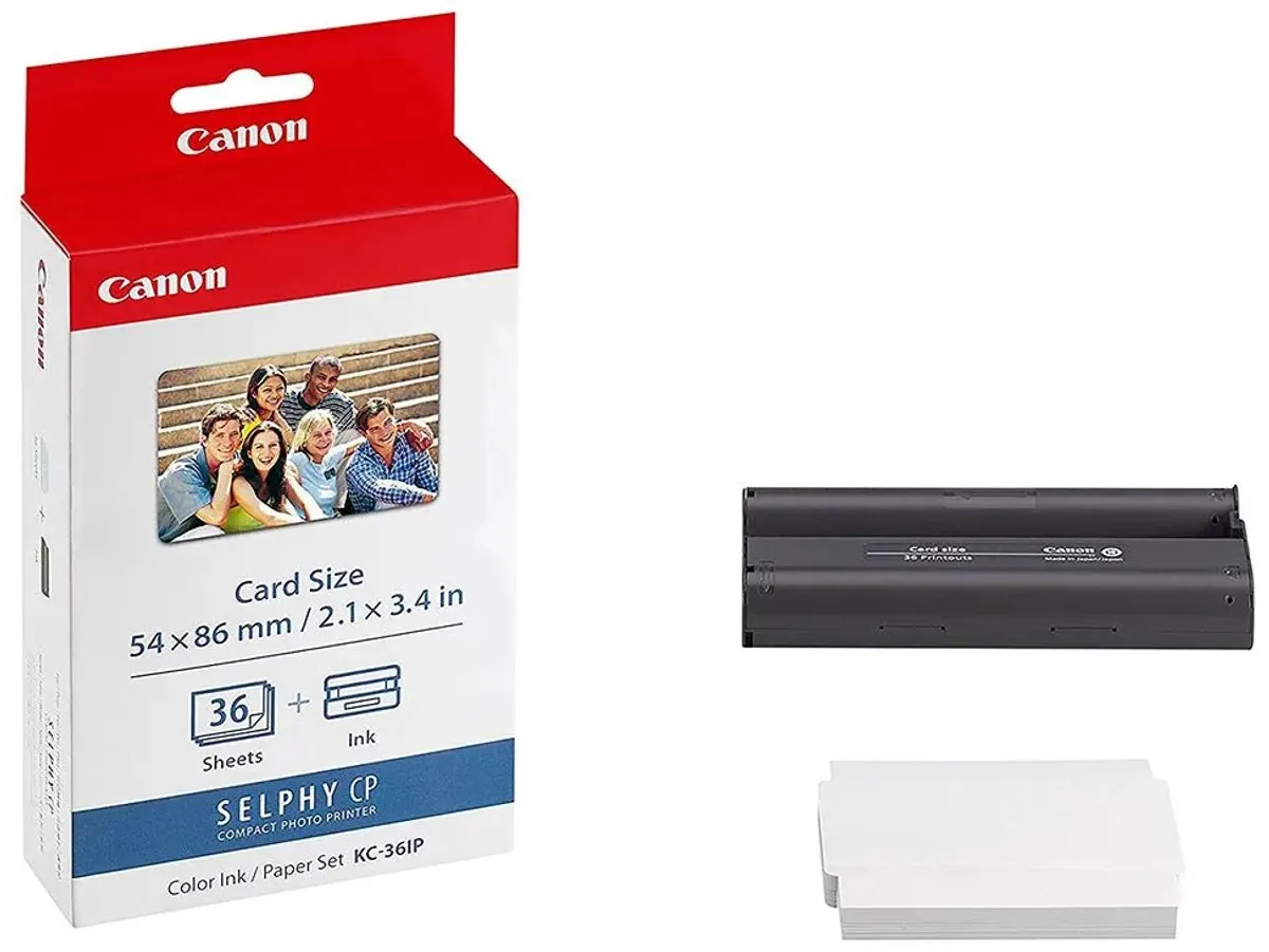 Canon KC-36IP Inkt/papierset - 36 Stuks - Cardformaat - Kleur